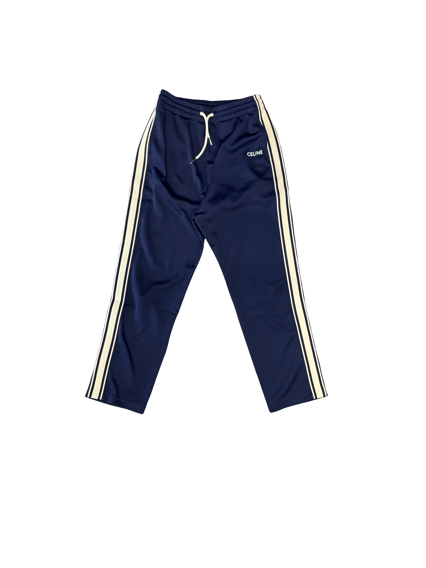 Small Logo Track Pants (Navy/White)