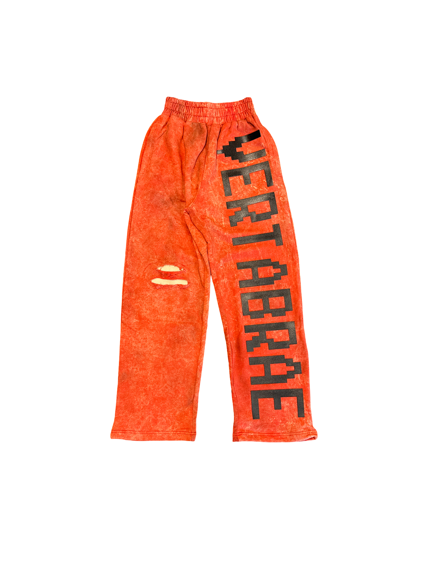 Vertabrae Red/Black Logo Sweatpants
