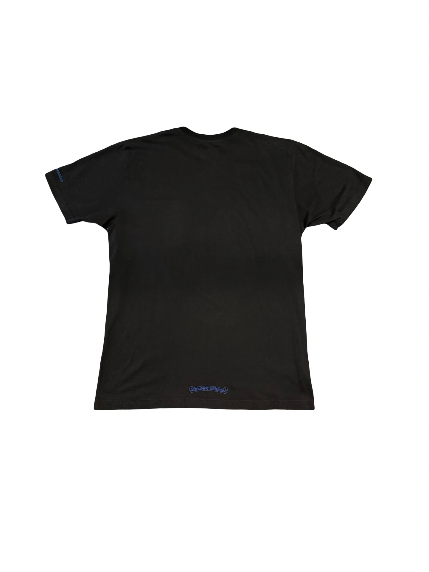 Chrome Hearts Neck Logo Short Sleeve Black/Blue