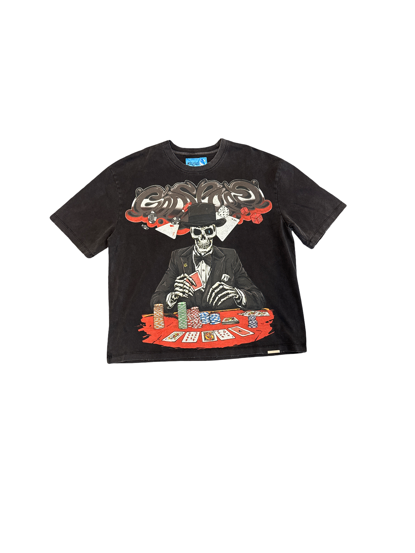 Godspeed Poker Skeleton Tee Black