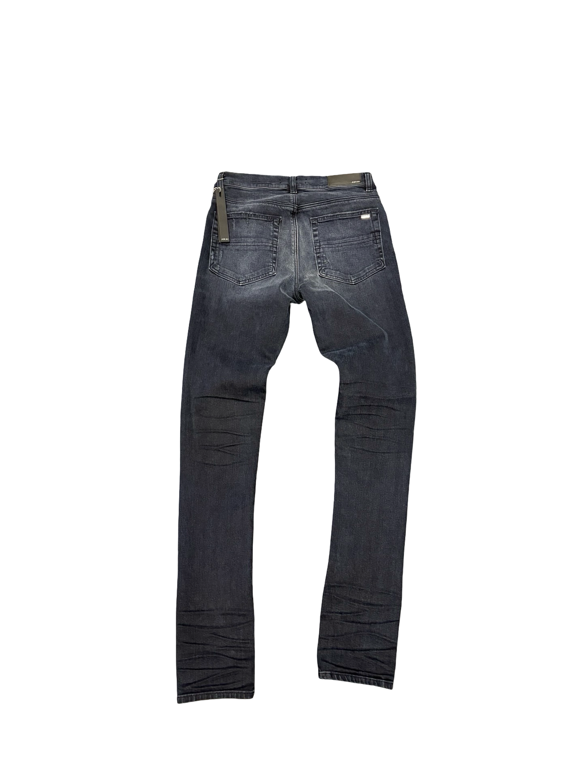 Amiri Ultrasuede MX1 Red Patch Midnight Indigo