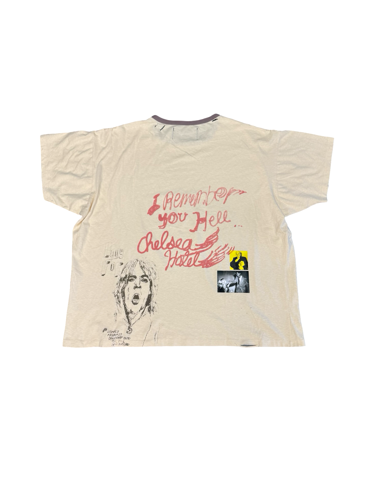 Chelsea Hotel Tee (Cream/Multi)