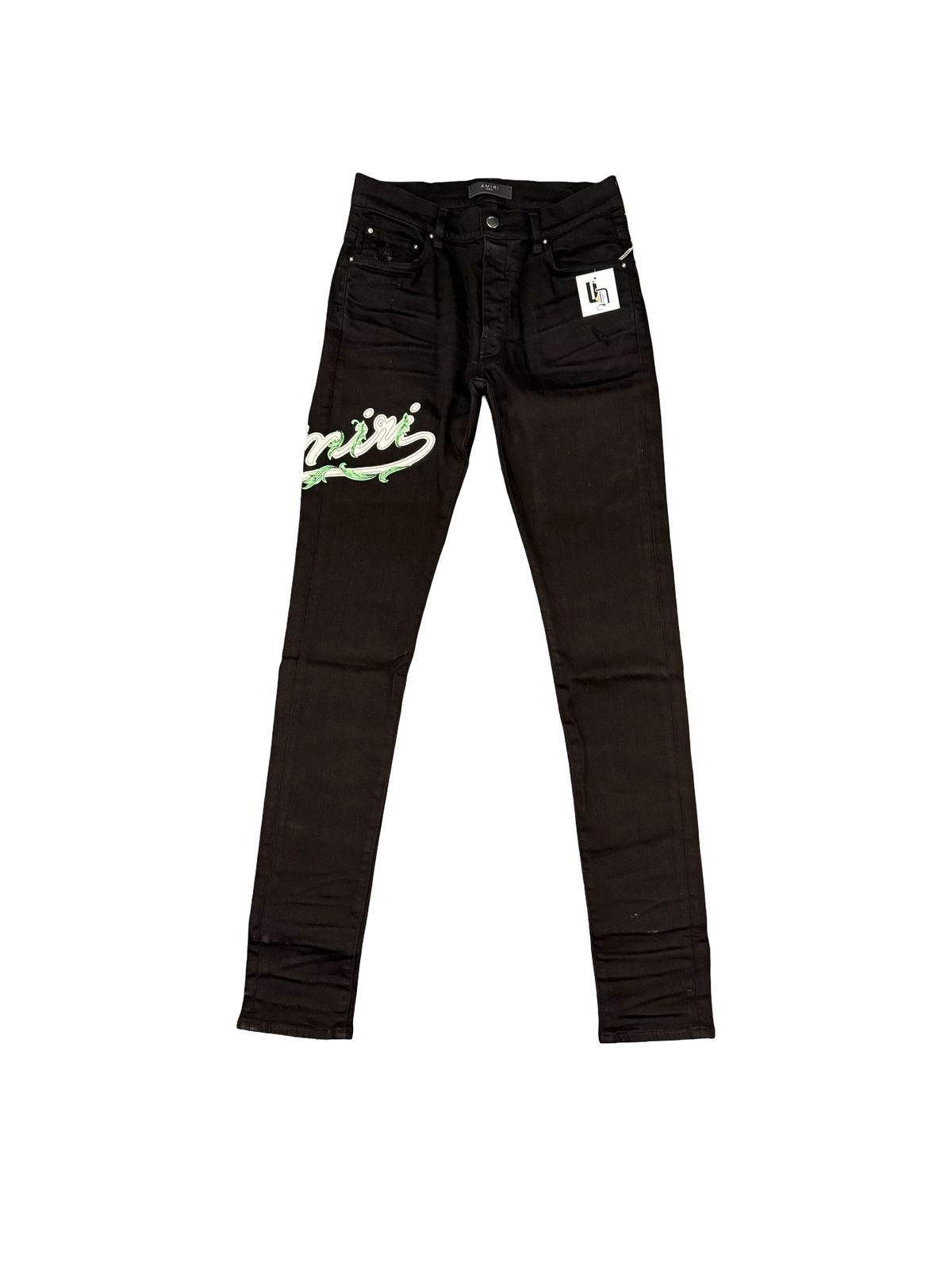 Baroque Logo Jean (Black/Green/White)