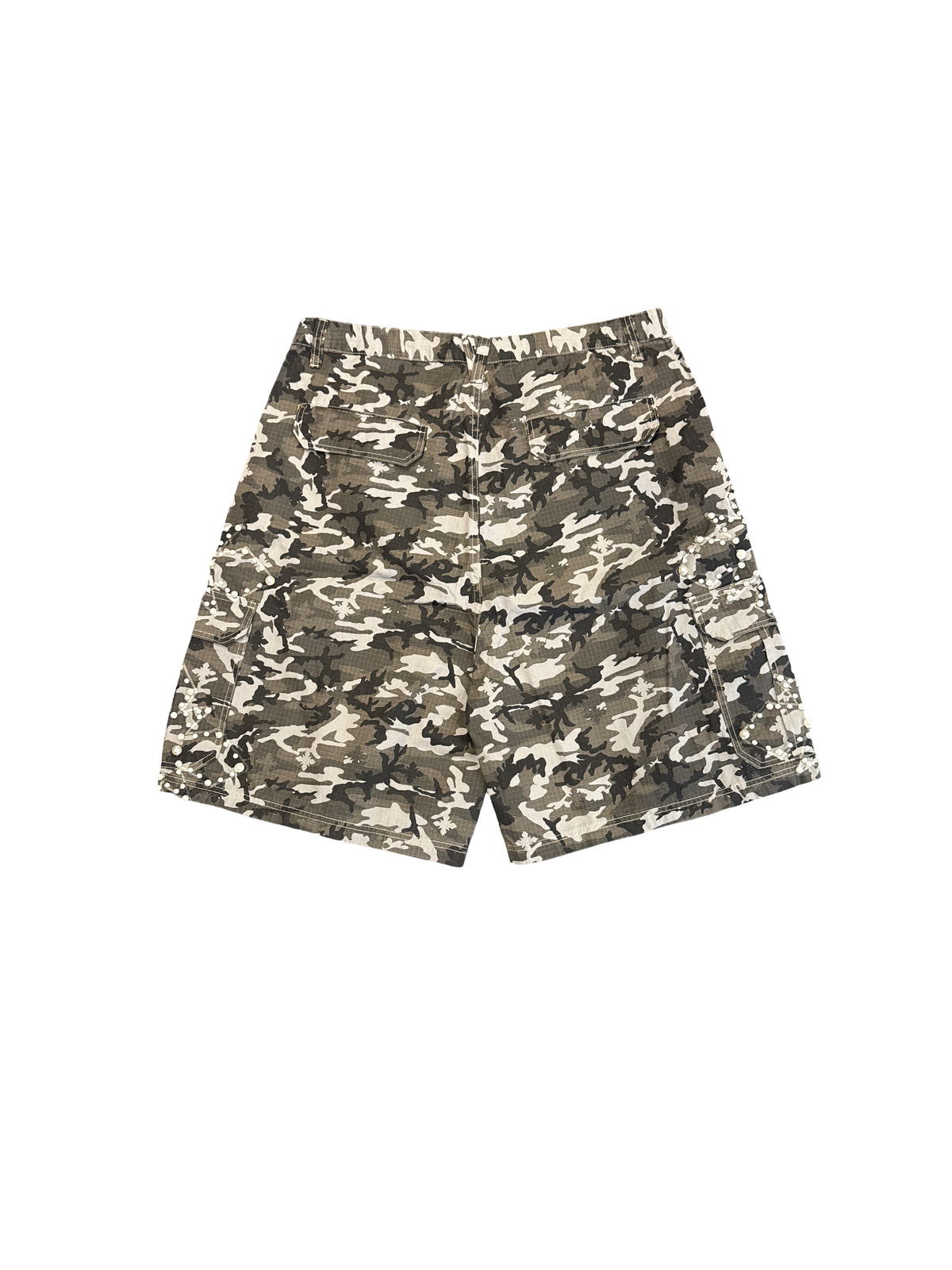 Righteous Grey Camo Pearl Cargo Shorts