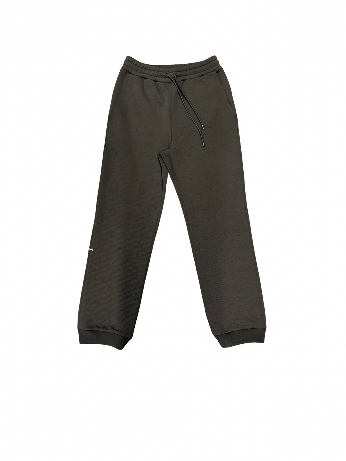 Monogram Embossed Joggers (Black)