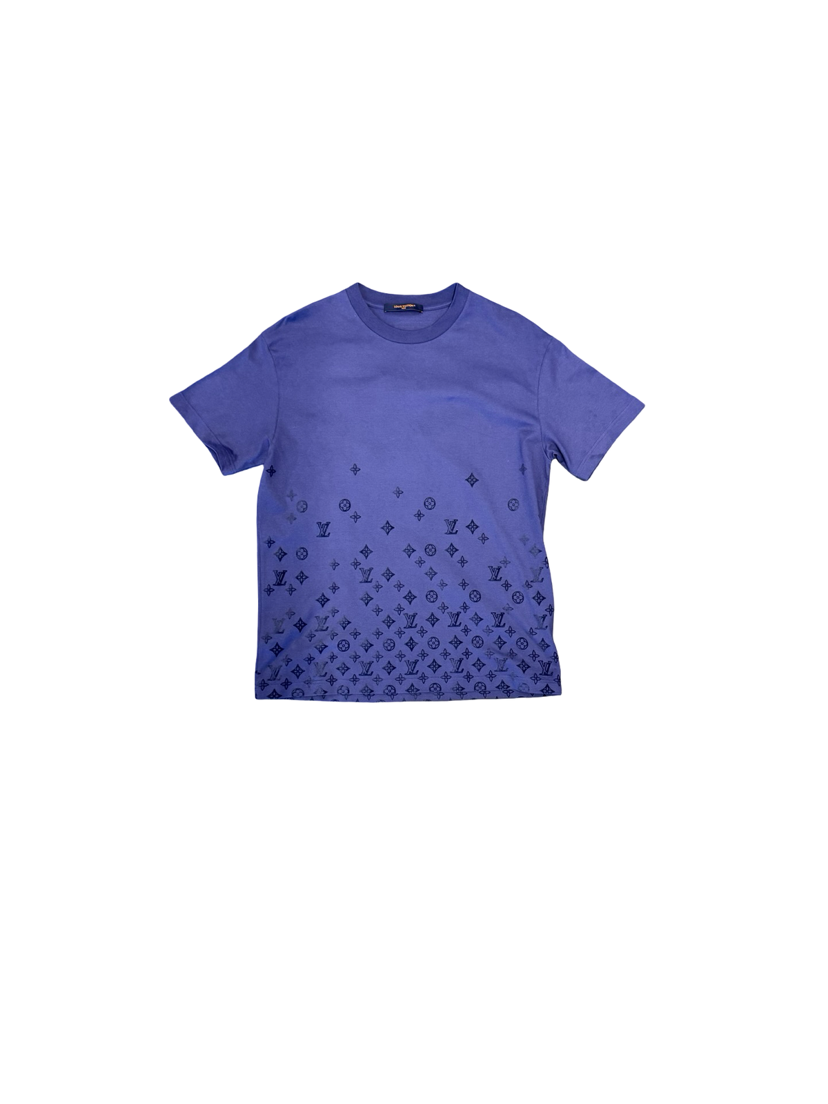 Monogram Gradient Tee (Royal Blue)