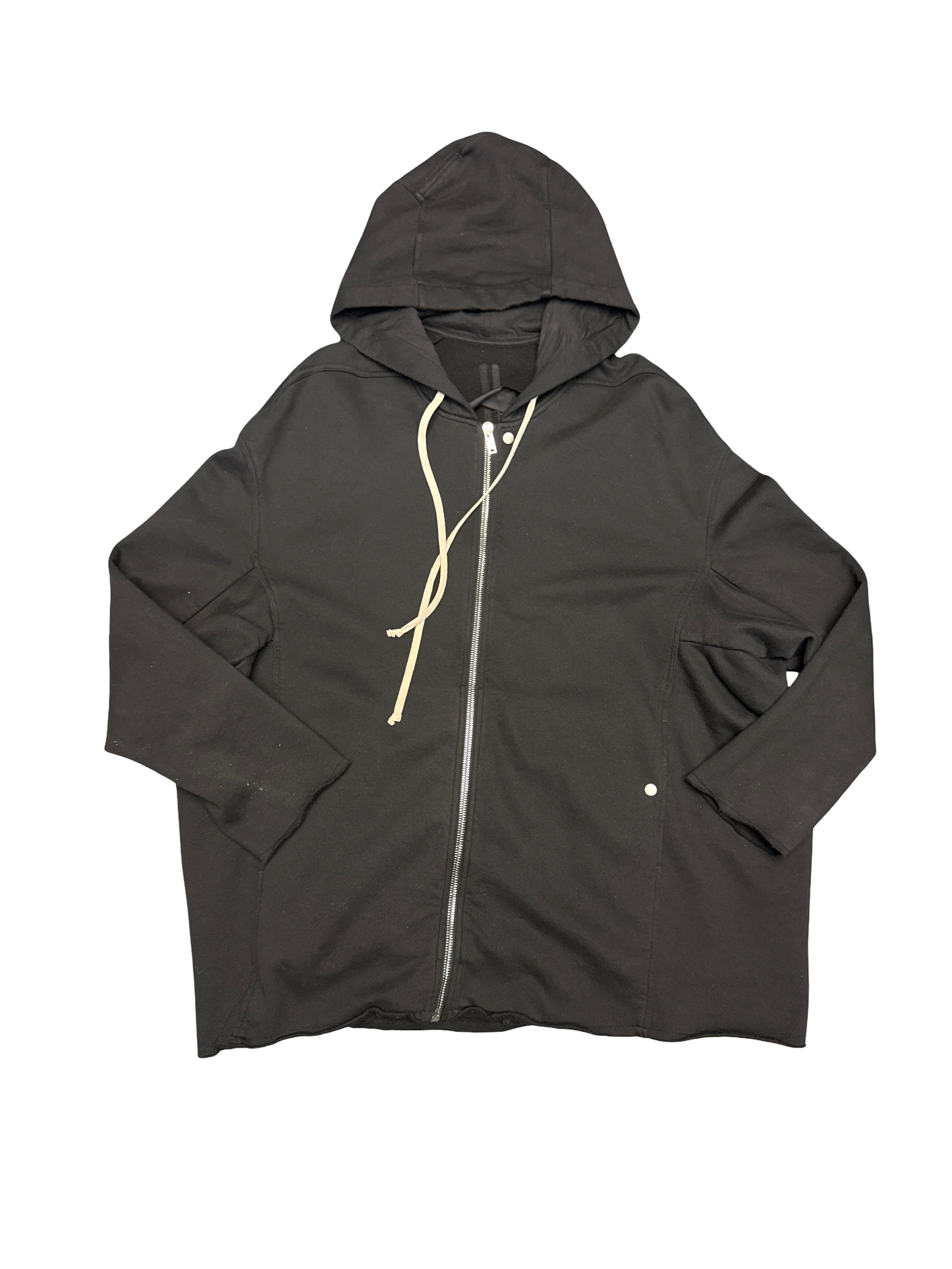 Rick Owens Zip Hoodie (Black)
