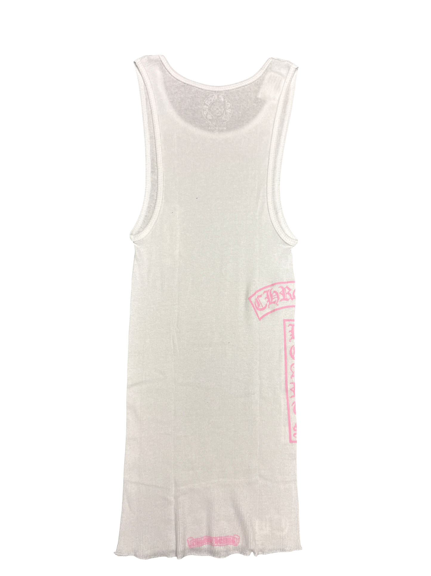 Chrome Hearts Womens Tank Top Dress (White/Pink)