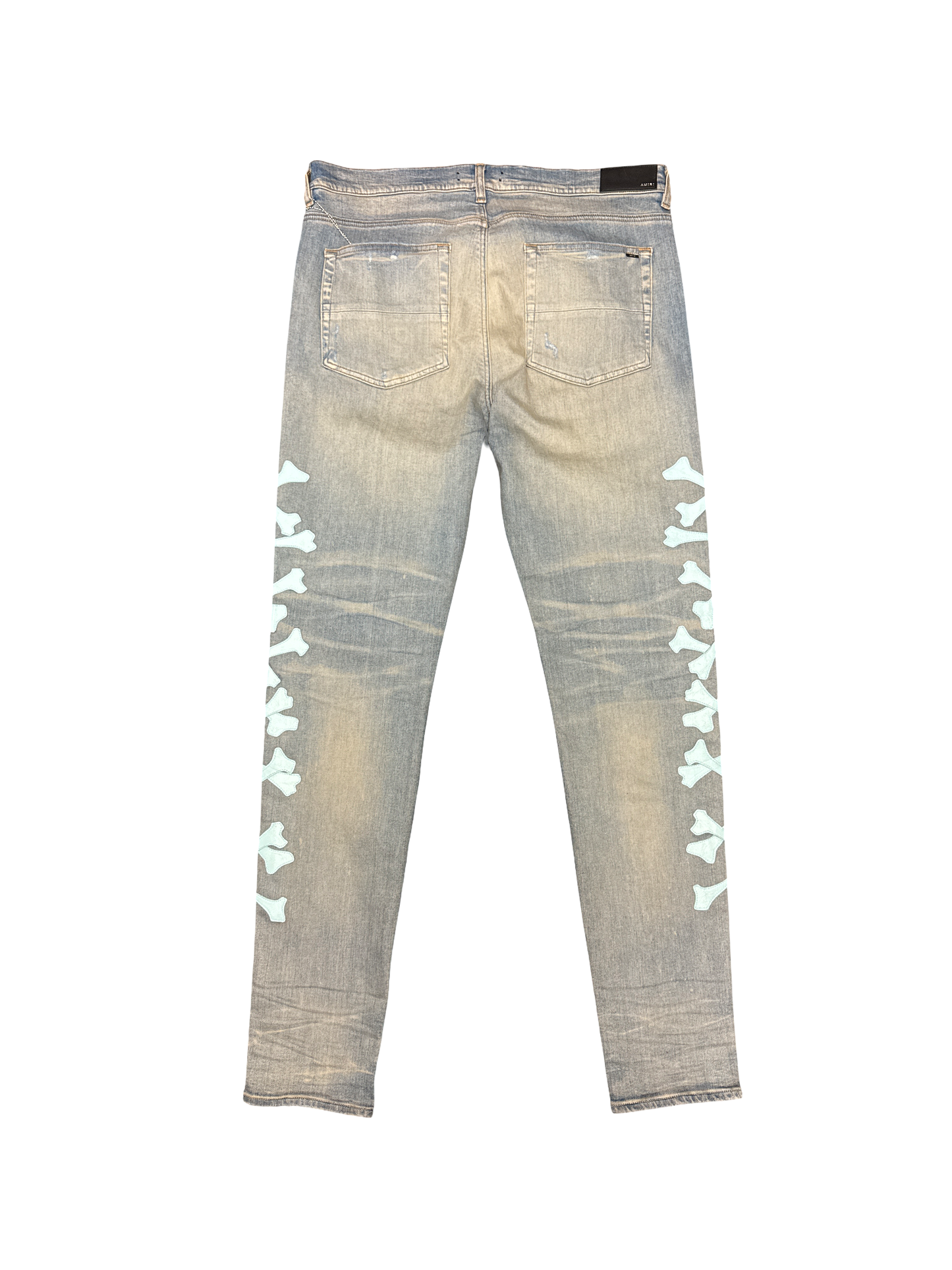 Amiri Miami Blue Bones Denim (Clay Indigo)