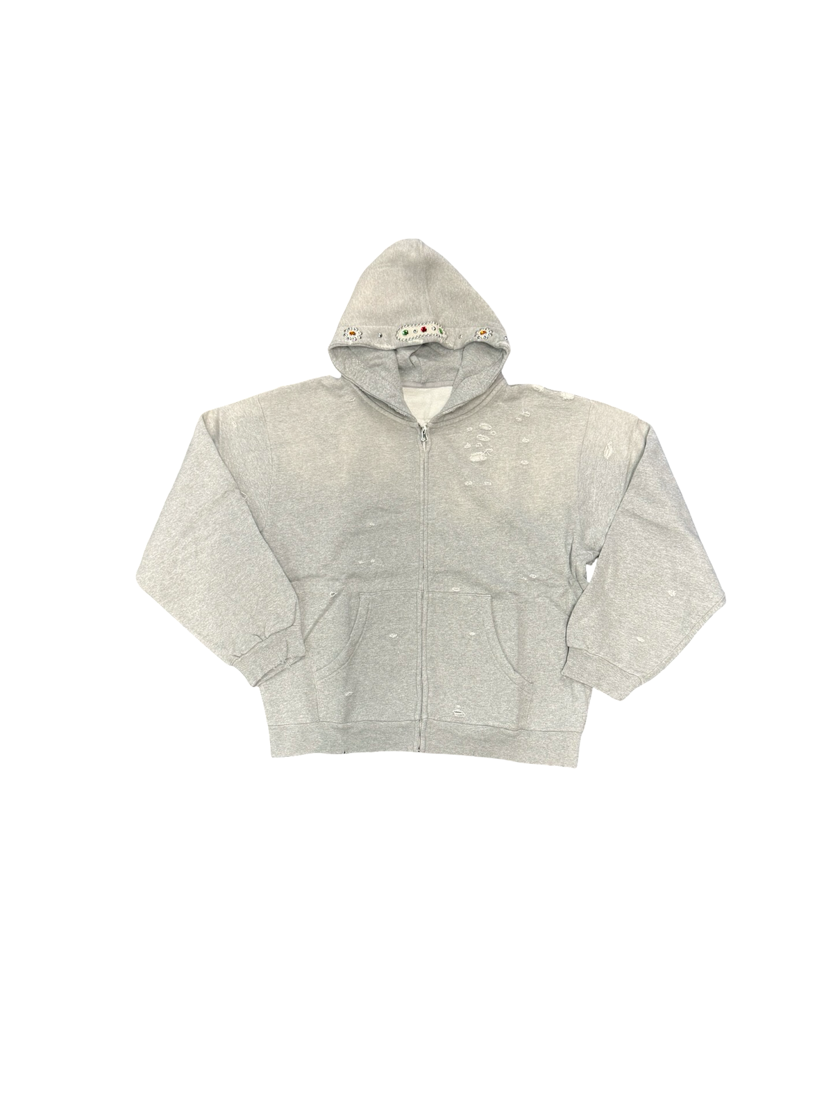 Patches Hoodie (Grey)