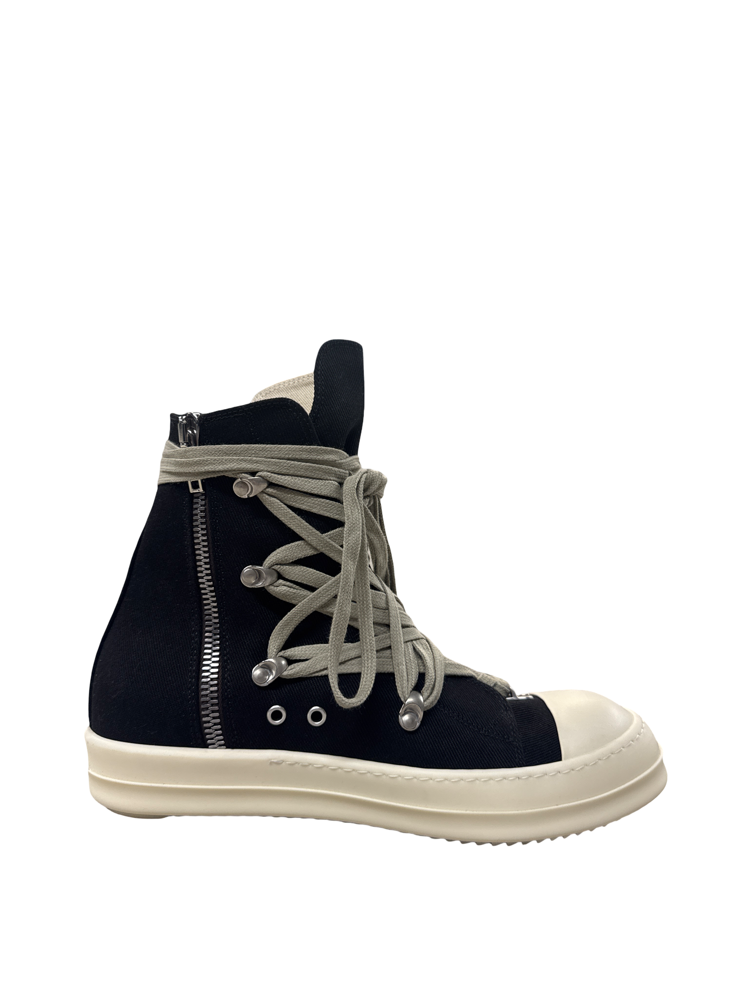 Rick Owens Megalace High Top (Black/Milk)