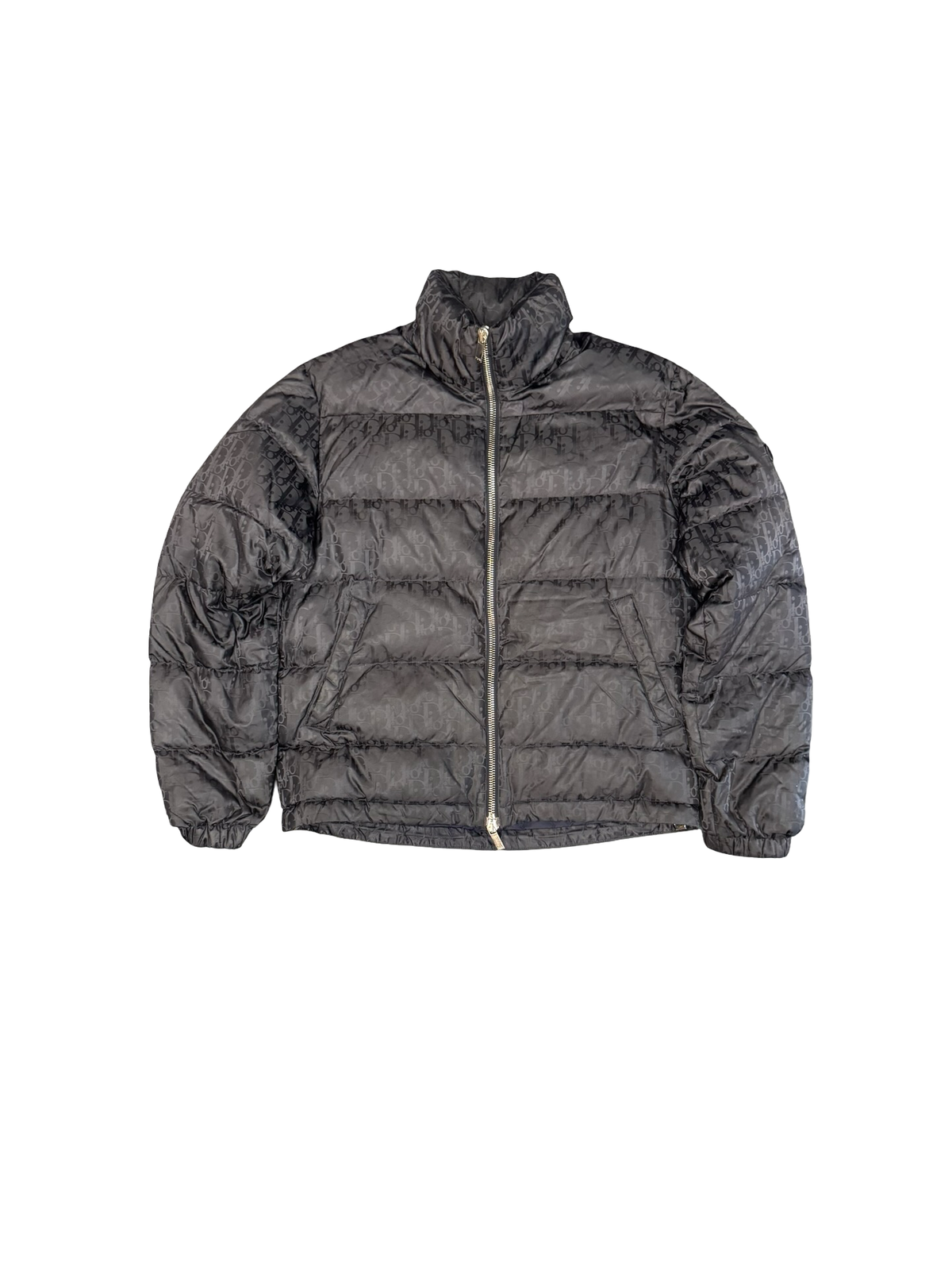 Oblique Puffer Jacket (Black)