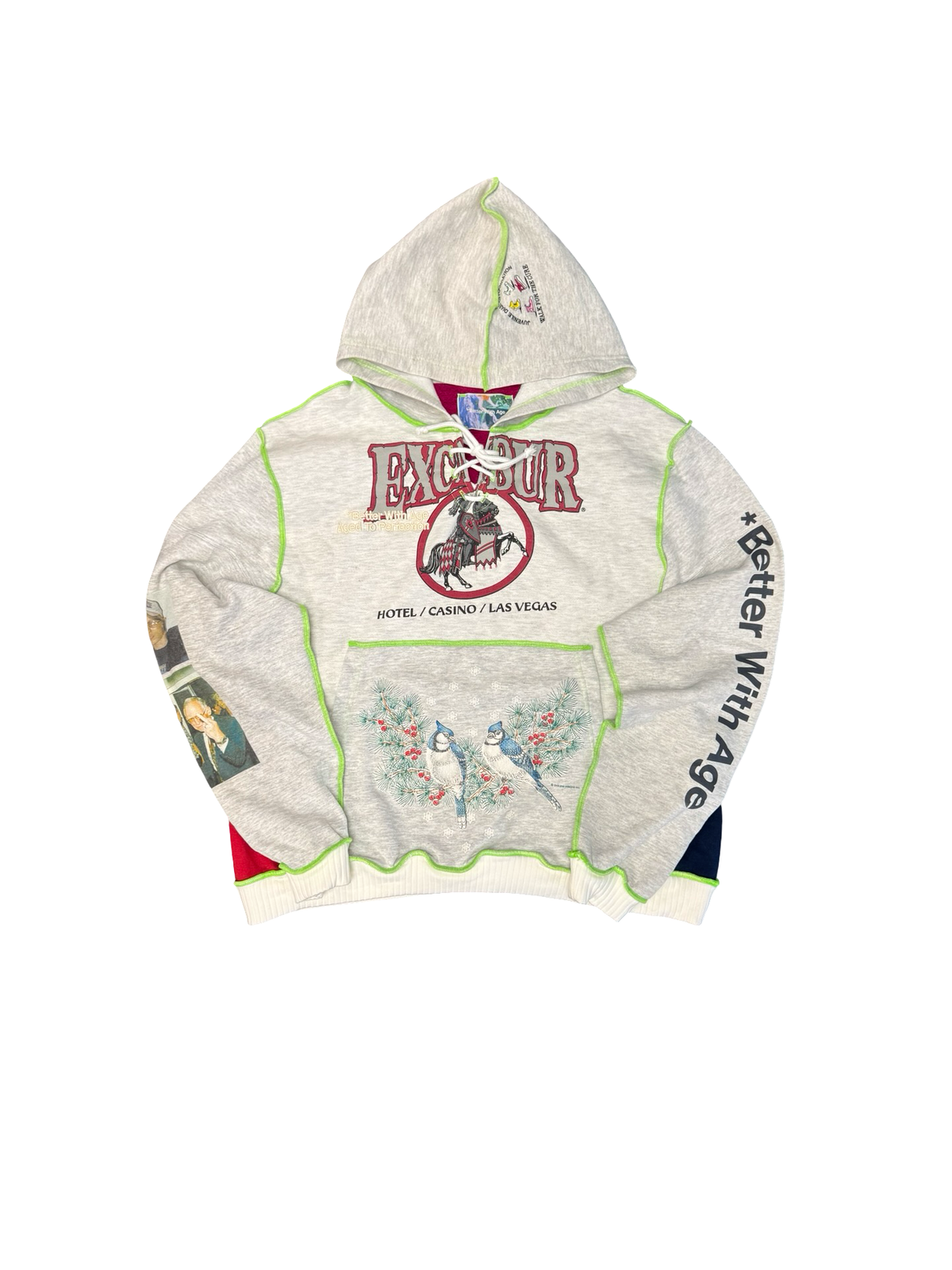 Collage Hoodie (Grey/Multi)