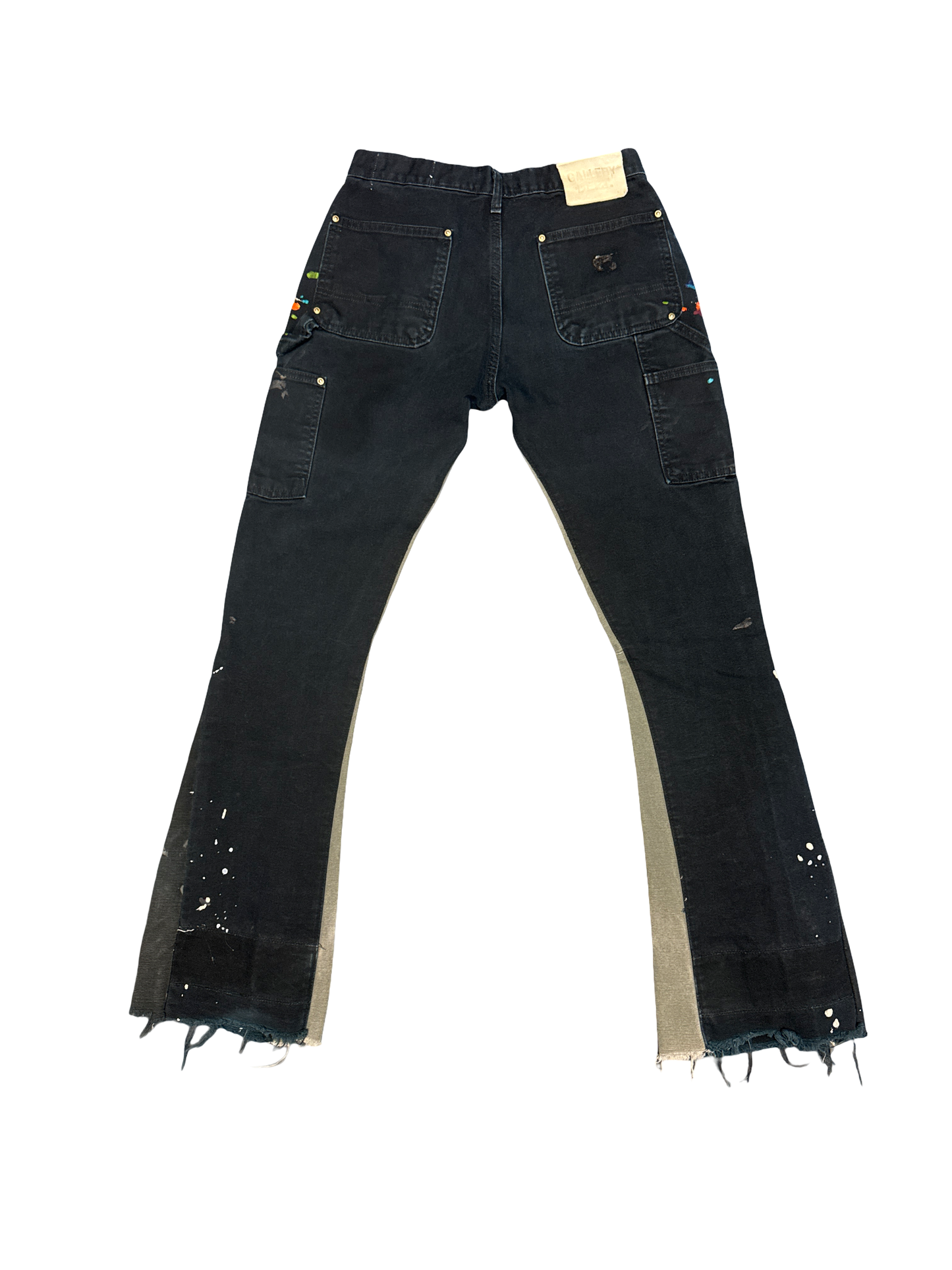 Gallery Department Carpenter Flare Jeans (Blue/Grey/Multi)