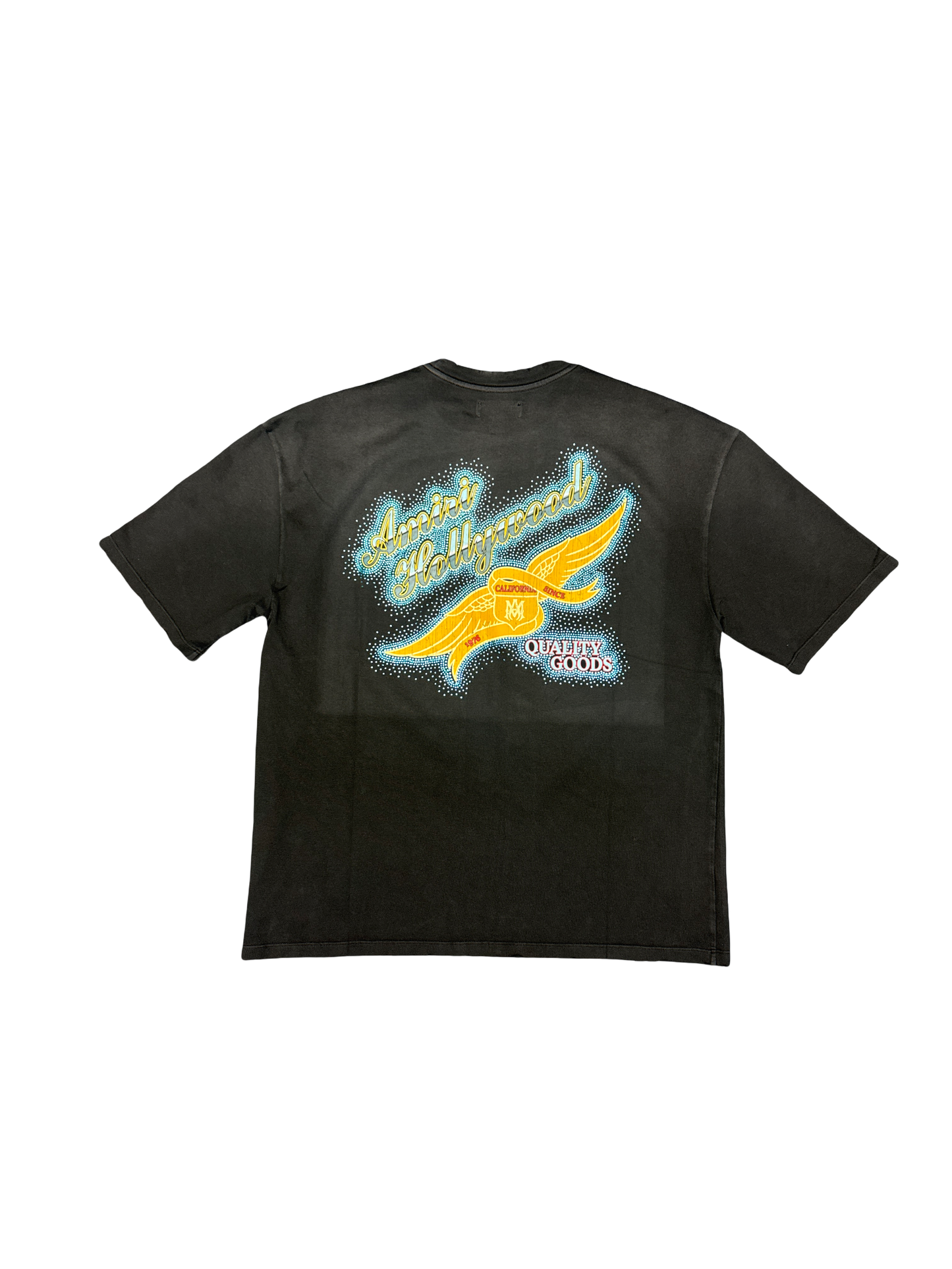 Amiri "Quality Goods" Tee (Black/Multi)