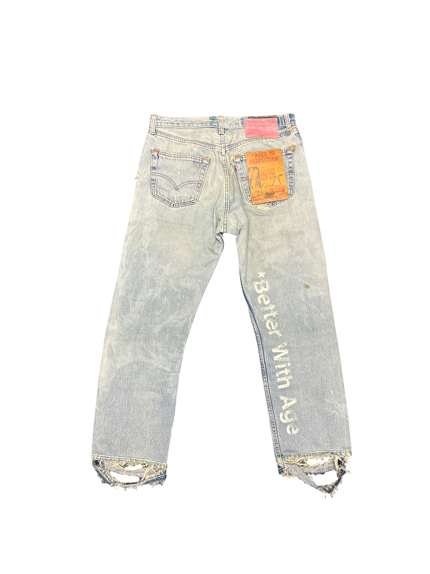 Better With Age Jeans (Light Blue/Multi)