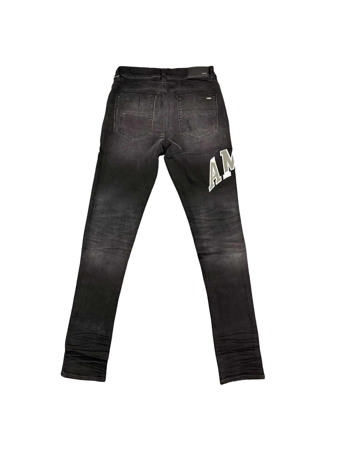 Varsity Patch Jean (Vintage Black/Grey)