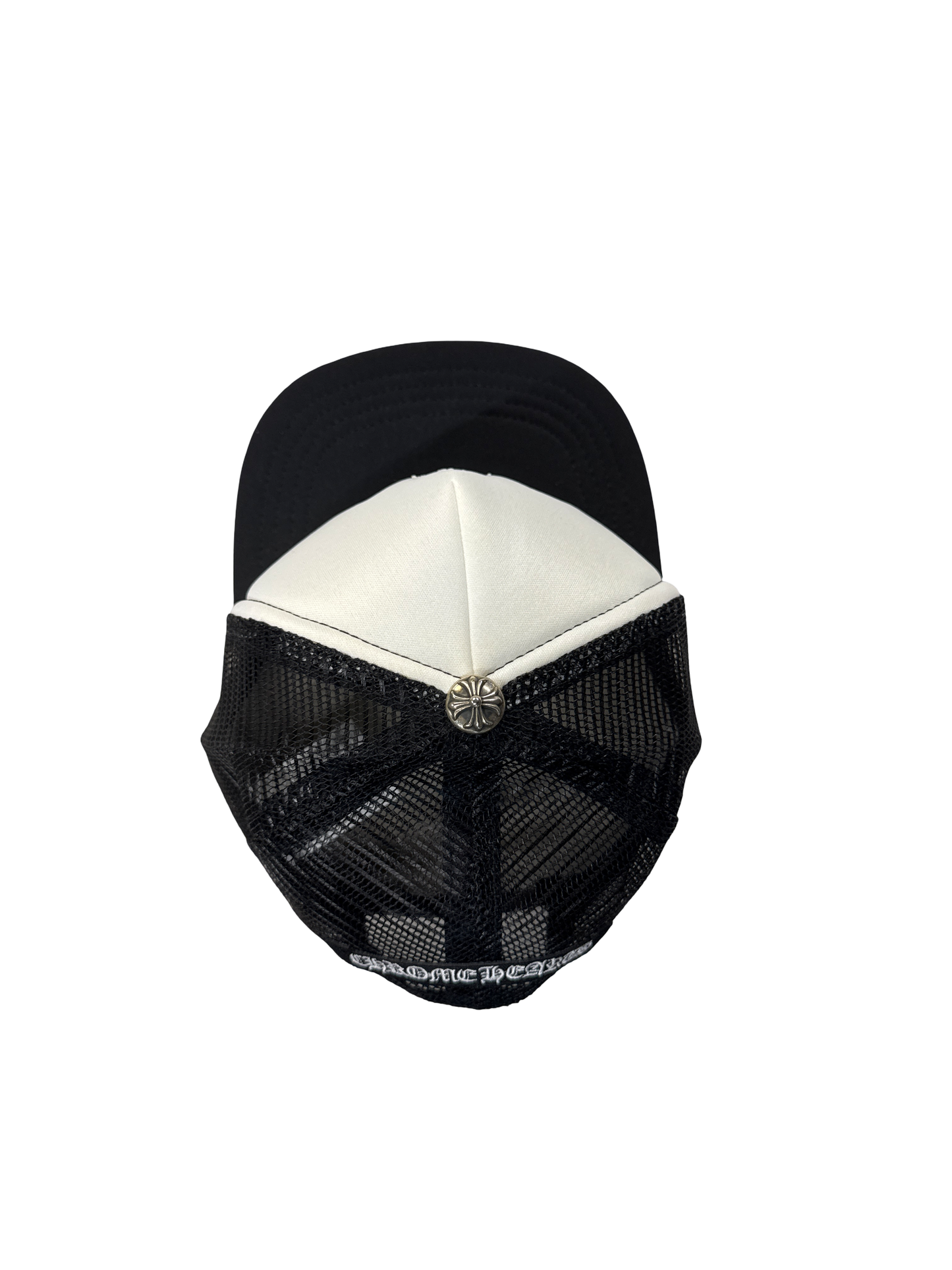 Chrome Hearts "Triple Cross Leather Patch" Trucker (Red/White/Blue)