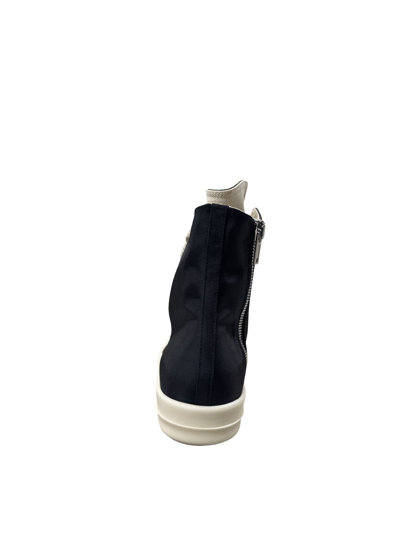 Rick Owens Nylon Jumbo Lace Hi Top (Black/Milk)