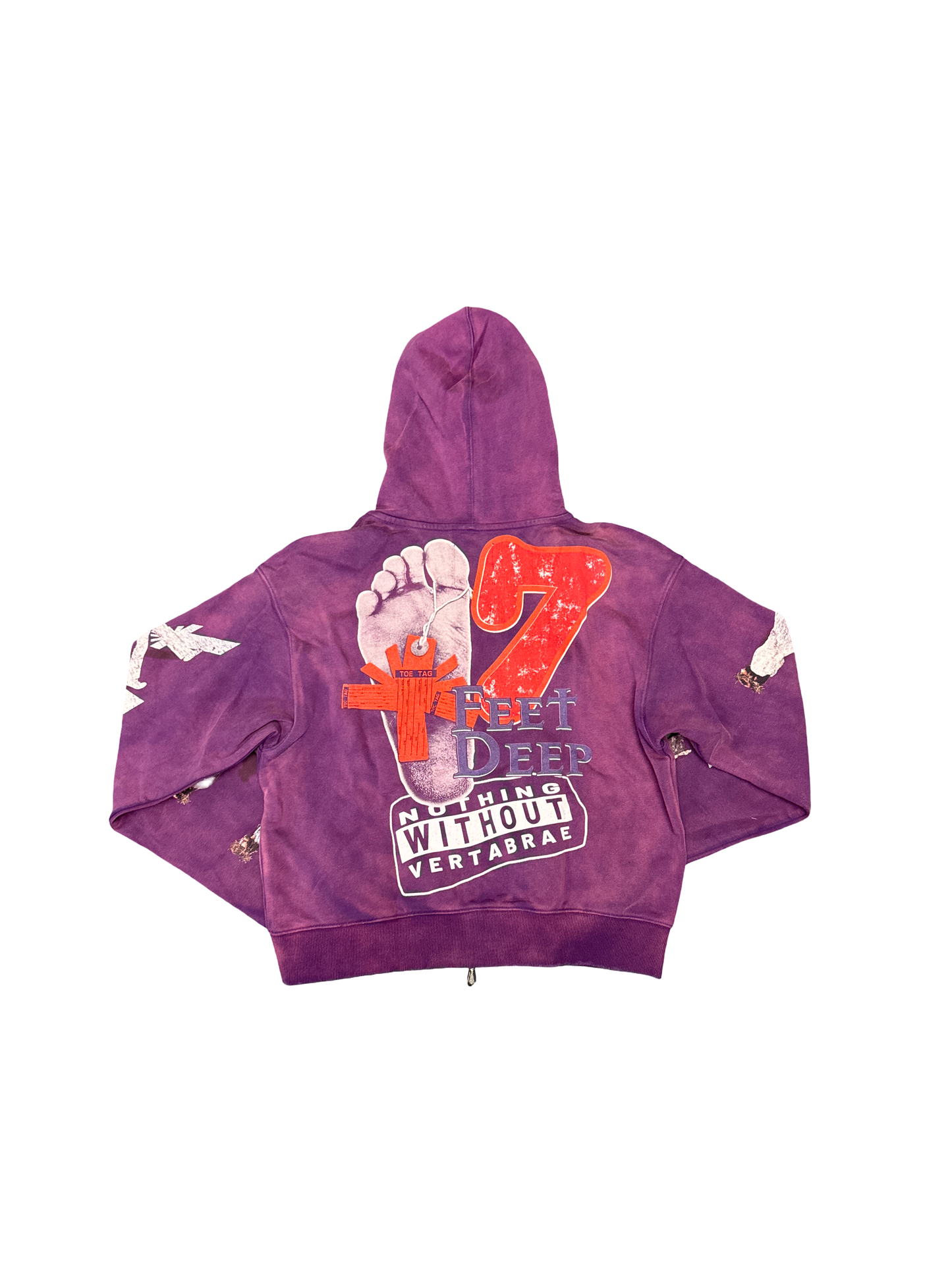 Vertabrae "7 Feet Deep" Hoodie (Purple/Multi)