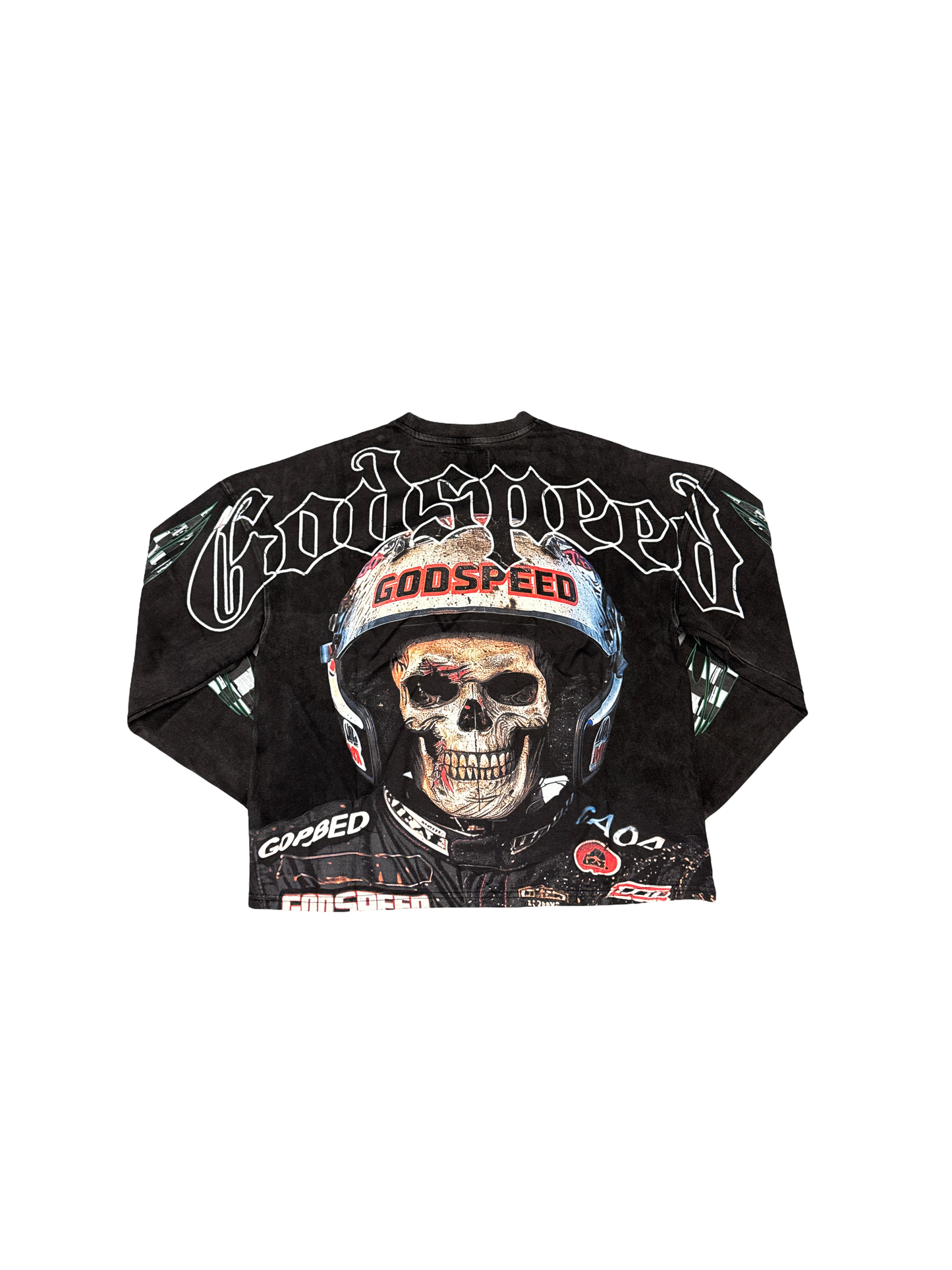 Godspeed "G" Logo Long Sleeve Tee (Black/Multi)