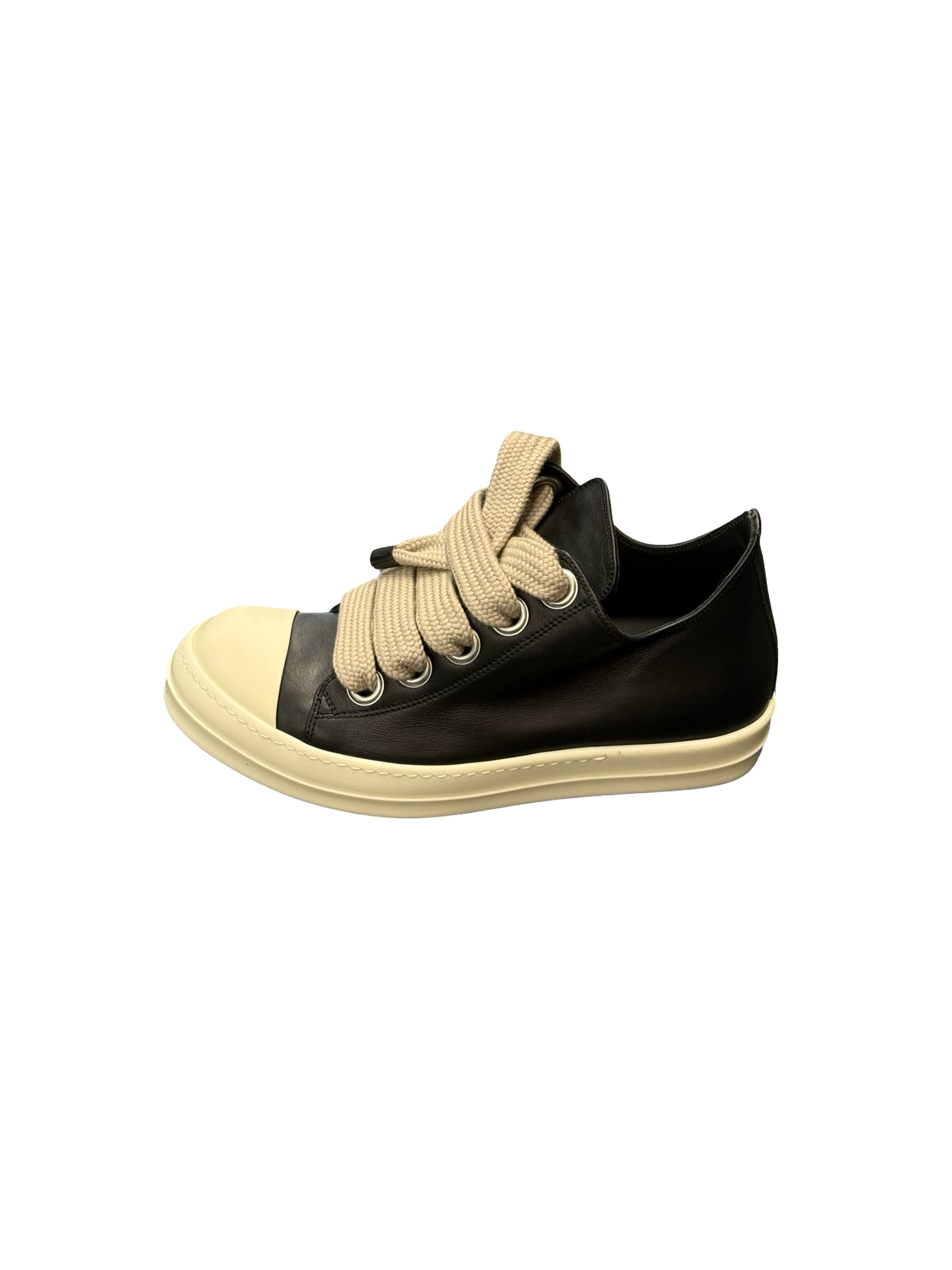 Jumbo Lace Leather Lowtop (Black/Milk)