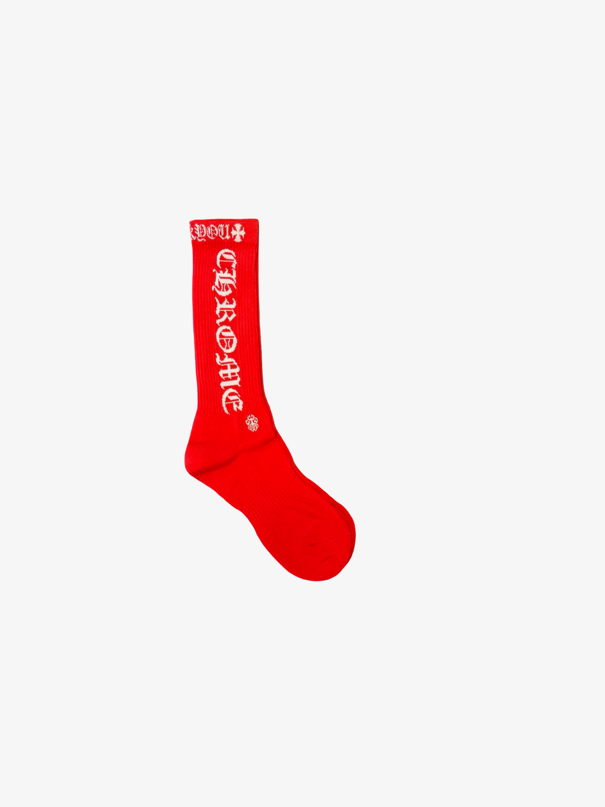 Classic Script Socks (Red/White)