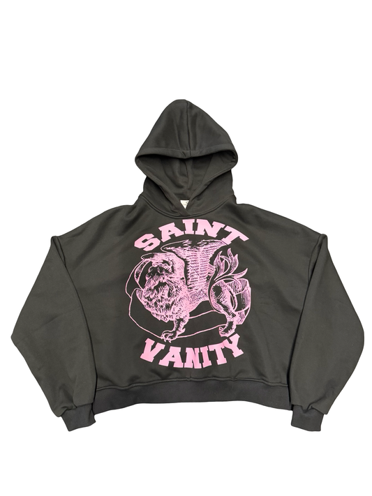 Saint Vanity Griffin Logo Hoodie Black/Pink