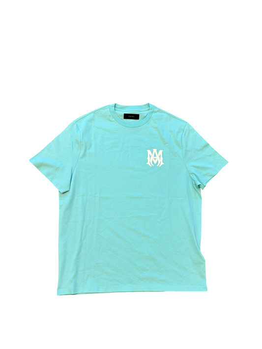 Amiri MA Logo Tee Aqua