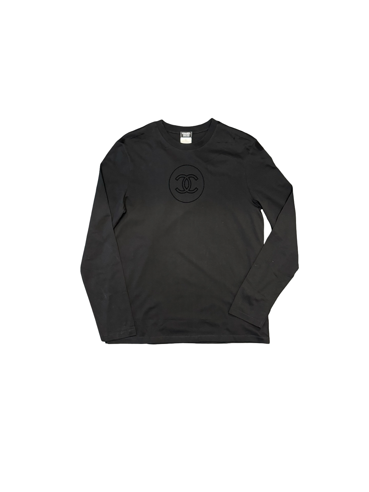 Velvet Logo Tee (Black)