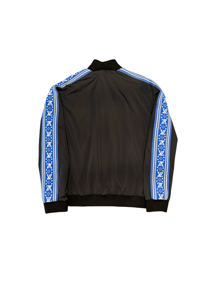 Louis Vuitton LV Logo Track Jacket Black/Blue/White