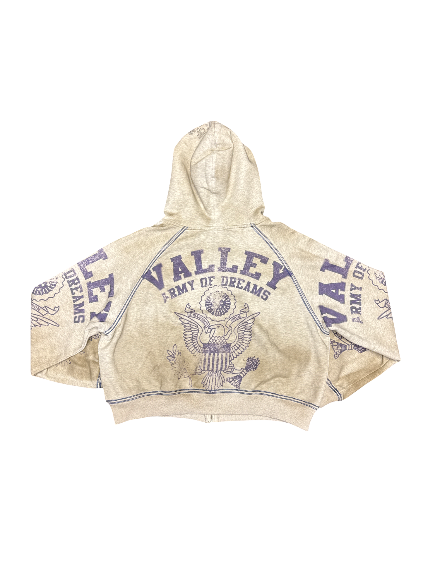 Valley Dreams Forever Army Zip Grey/Purple