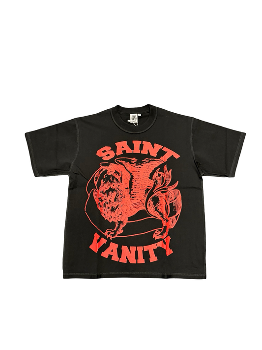 Saint Griffin Logo tee Black/red