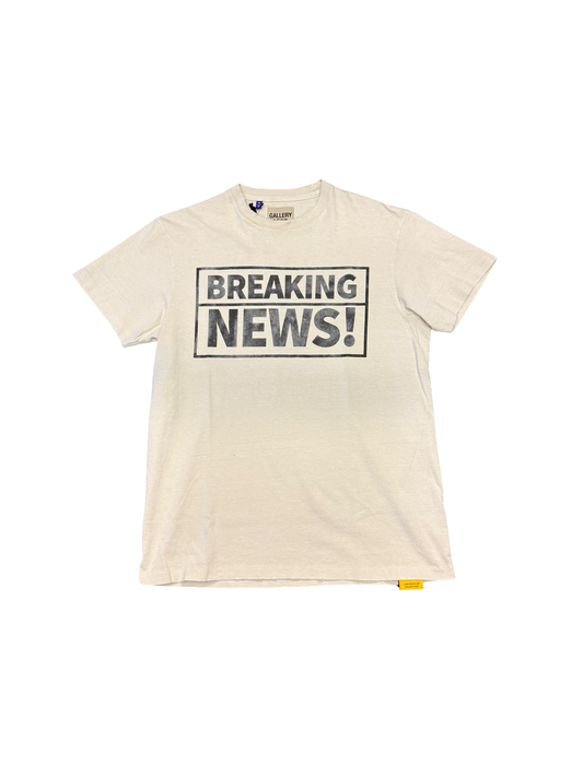 Gallery Dept. Breaking News Tee Archival White