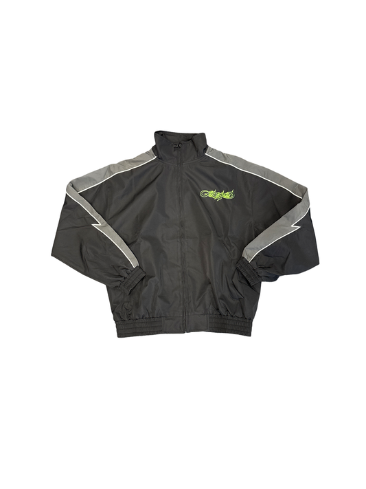Godspeed Nylon Track Jacket Black/Green
