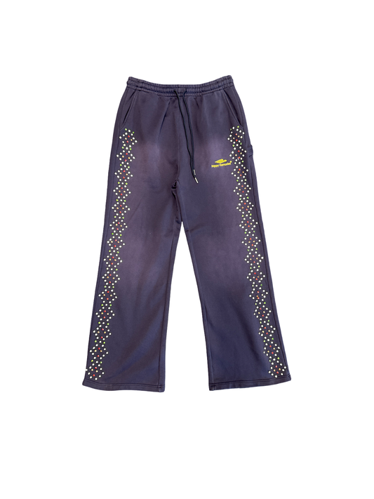 HMDD Crystal Sweatpants Navy Blue