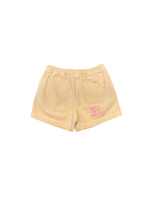 Gallery Department Tan/Pink Shorts