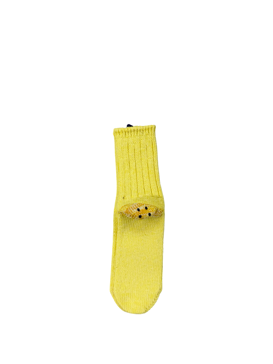 Kapital Smiley Socks Yellow