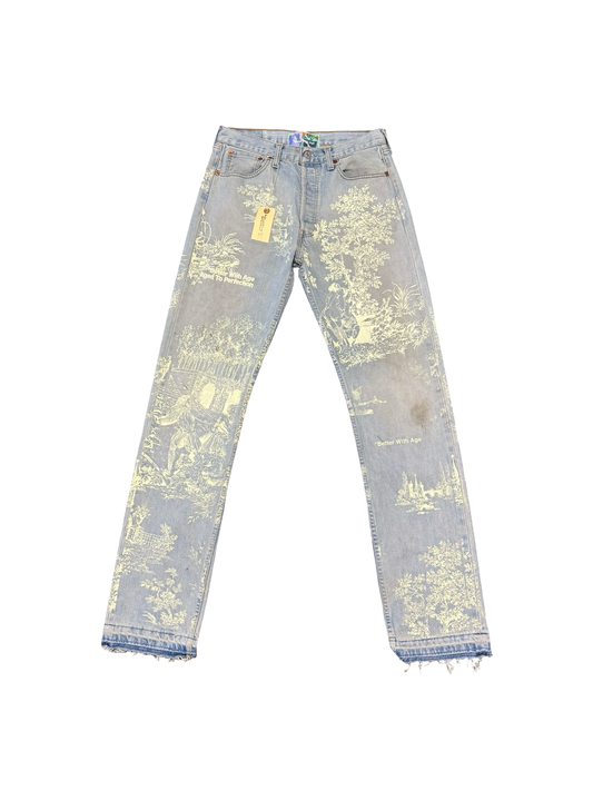 Better With Age Teresa Denim Blue/White