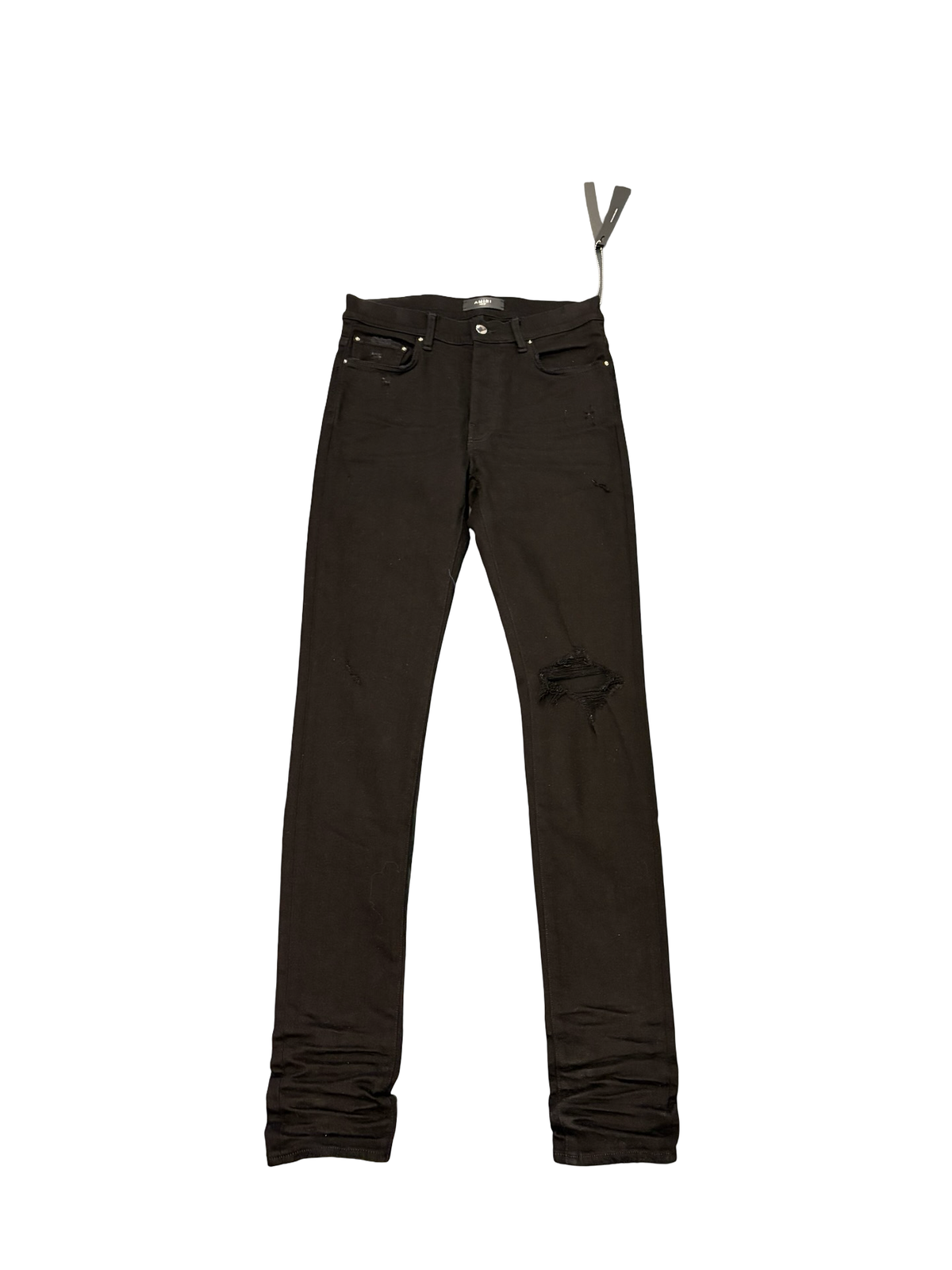 Amiri Broken Knee Jean Black