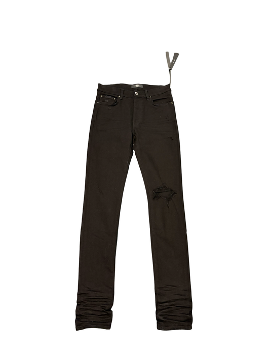 Amiri Broken Knee Jean Black