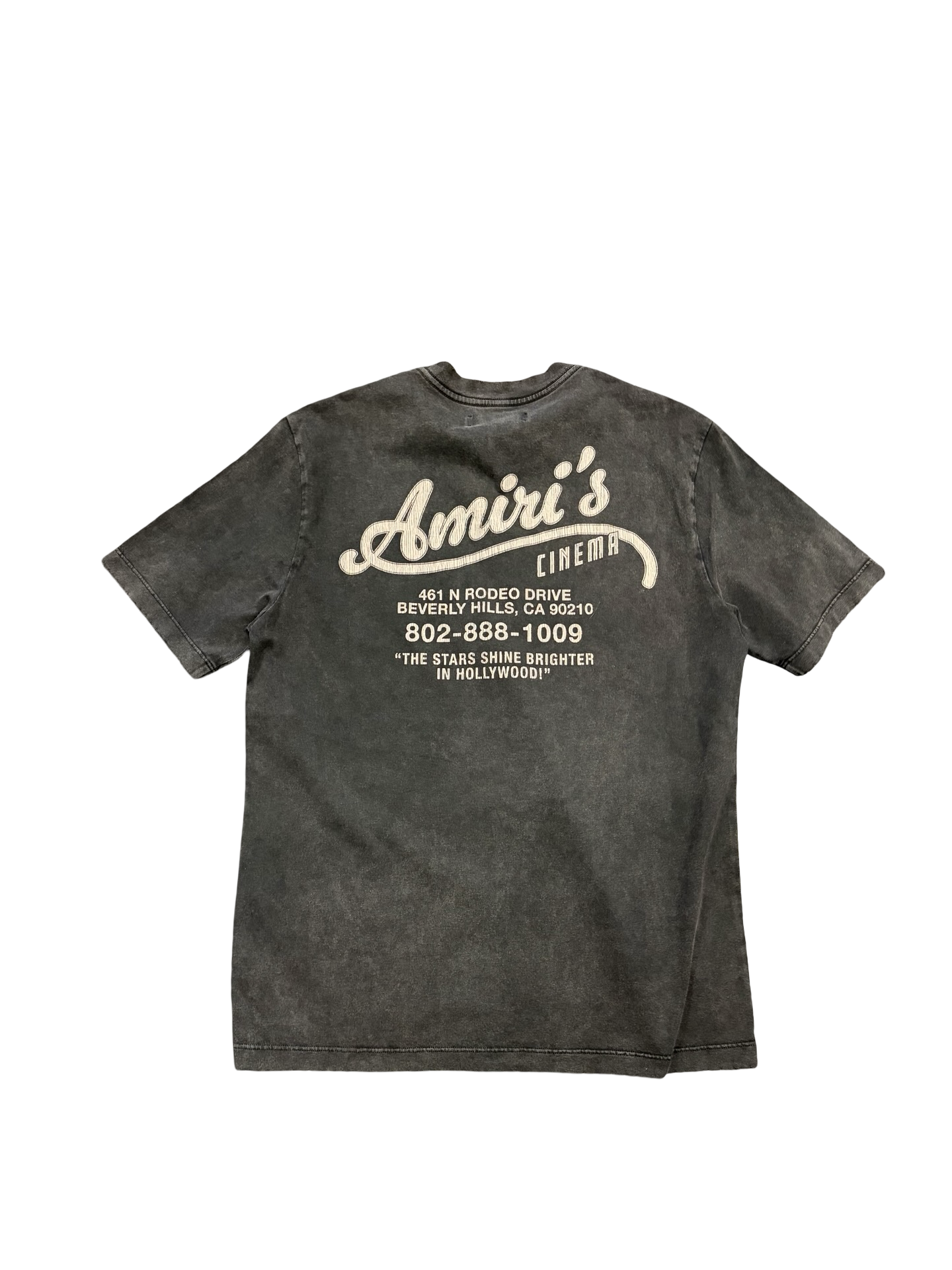 Amiri Cinemas Tee Vintage Black