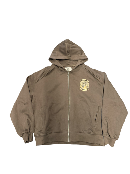 Saint Vanity Uniform Zip Hoodie Green