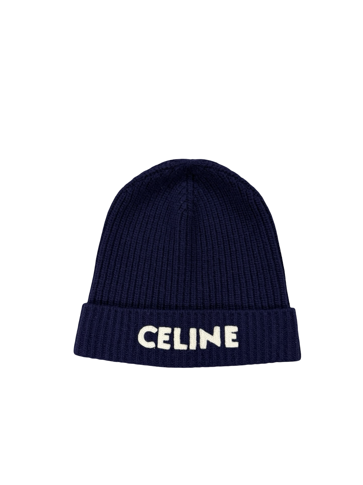 Celine Logo Skully Navy/White