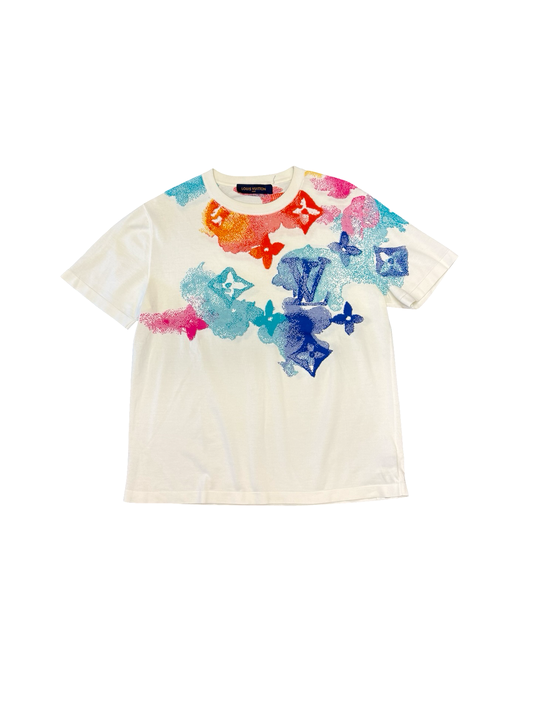 Louis Vuitton Multicolor Monogram Watercolor Tee - Used