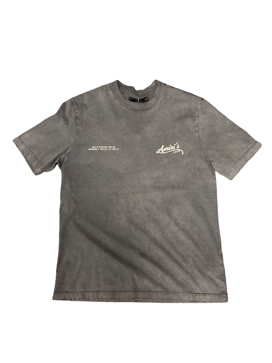 Amiri Cinemas Tee Vintage Black