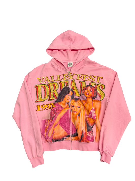 Valley Dreams Forever Dreams Hoodie Pink