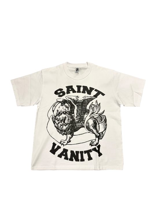 Saint Vanity Griffin Logo Tee White/Black