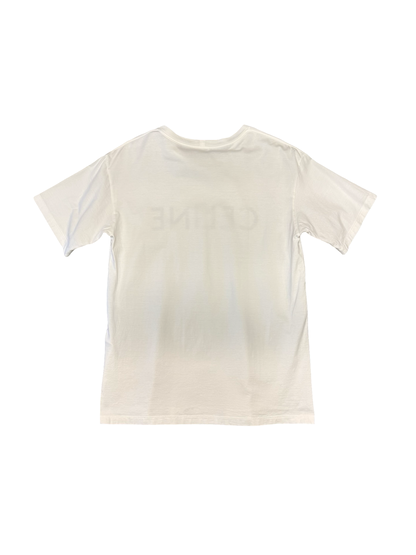 Celine Logo Tee White/Black