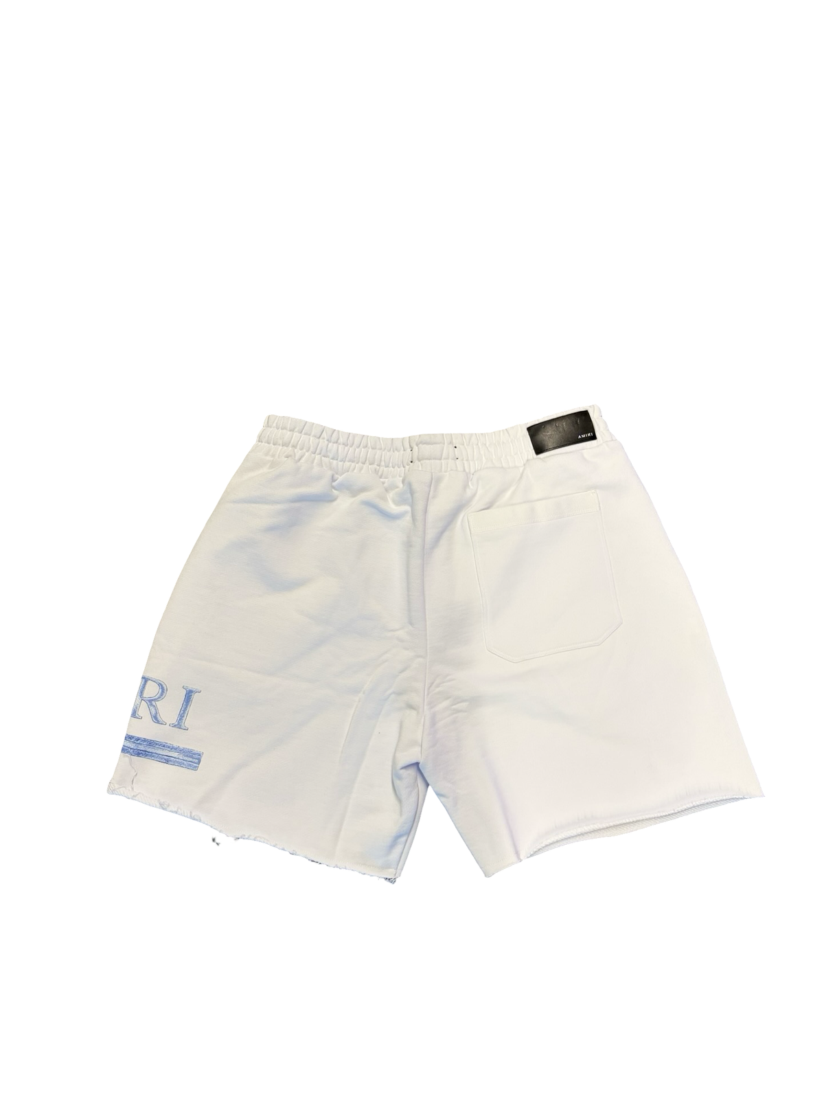Amiri Watercolor Shorts White/Blue